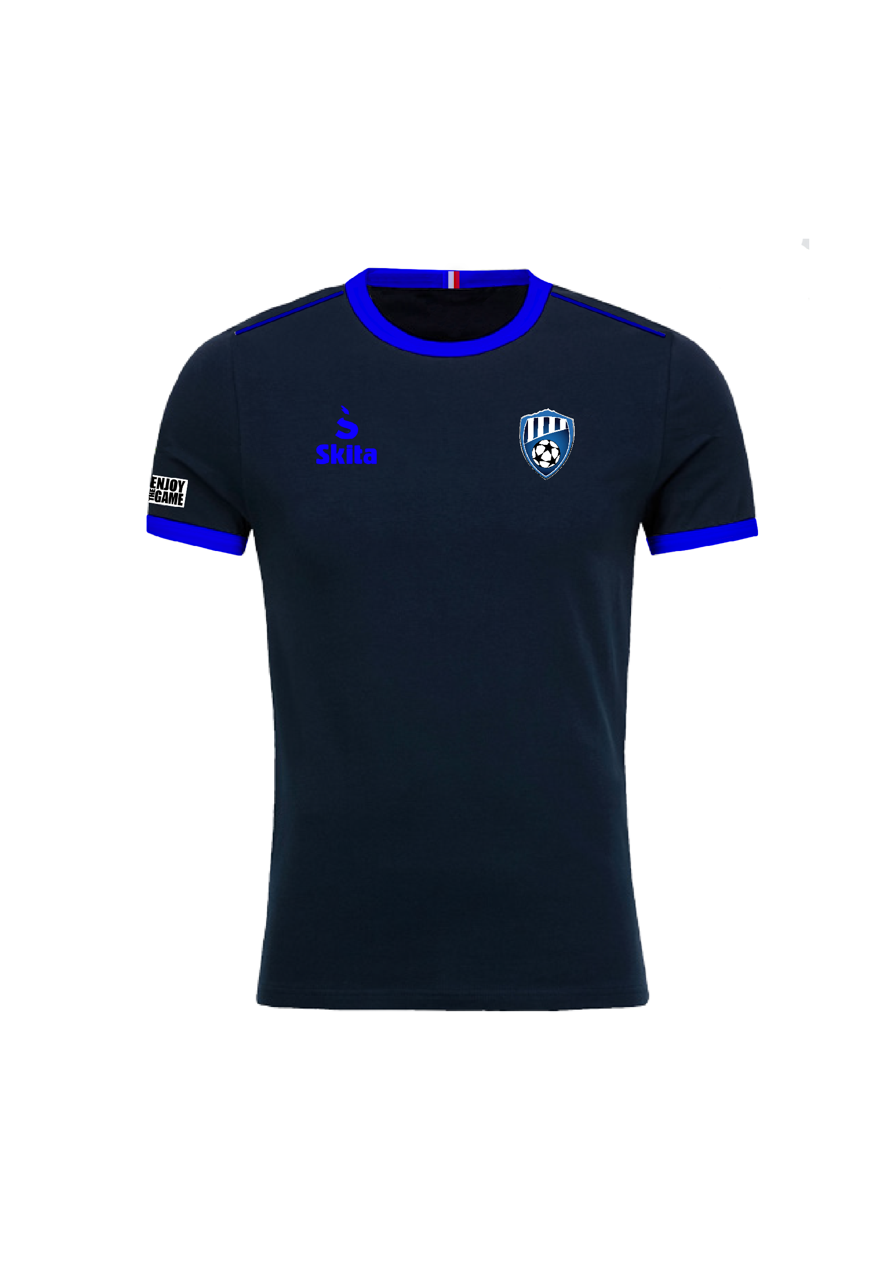 T-shirt de sortie bleu nuit/bleu roi (FC VAL DE LOIRE)